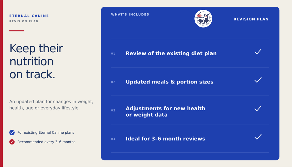 Diet Plan Revision